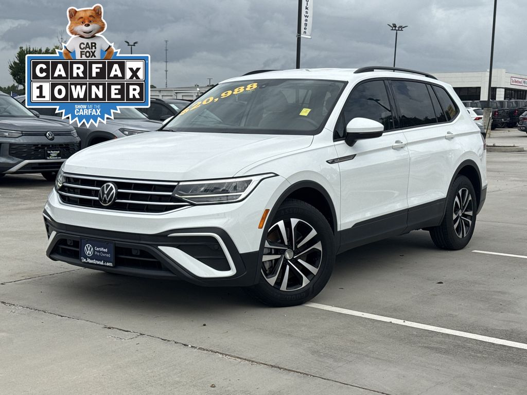 2023 Volkswagen Tiguan 2.0T S White at Classic Elite Chevrolet Sugar Land