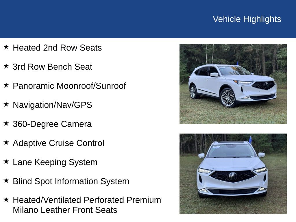 2023 Acura MDX Advance Package