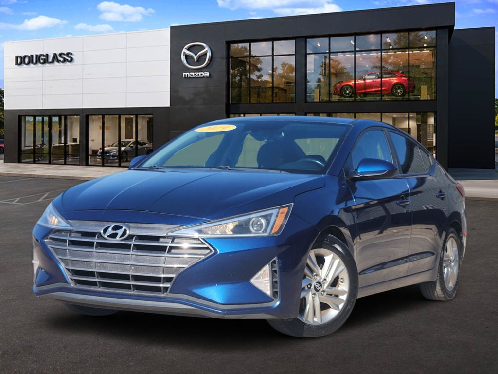 Lakeside Blue 2019 Hyundai Elantra Sedan Front-Wheel Drive 6-Speed Automatic