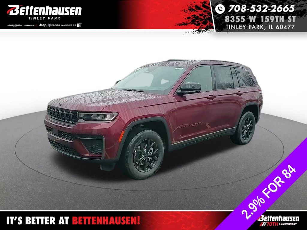 Velvet Red Pearlcoat 2026 Jeep Grand Cherokee Altitude 4WD SUV / Crossover Four-Wheel Drive 8-Speed Automatic