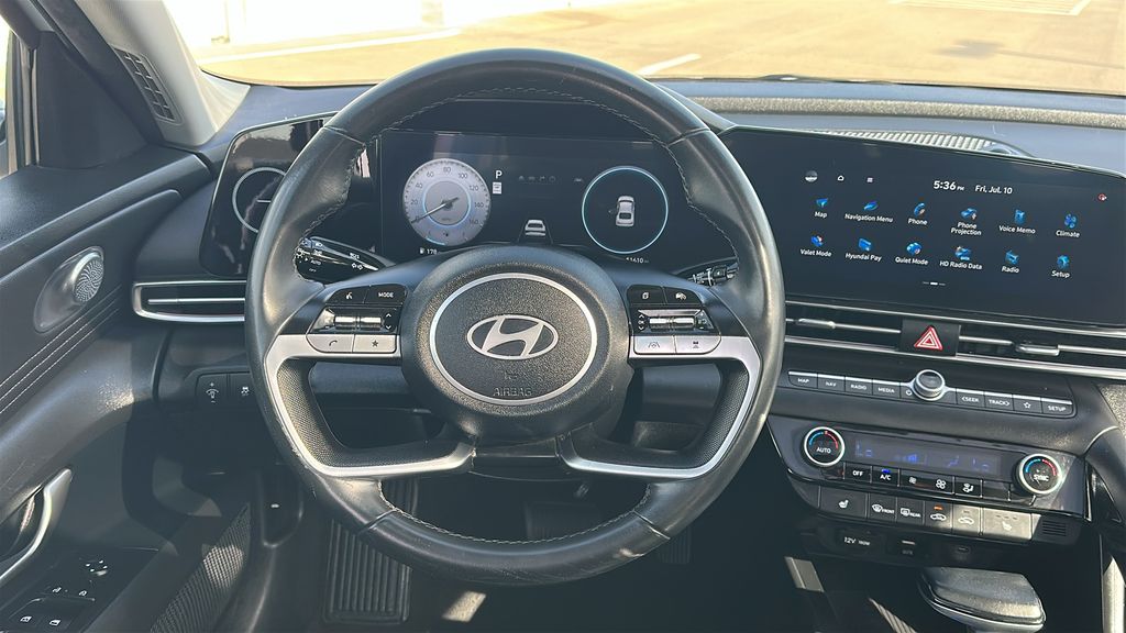 2024 Hyundai Elantra Limited White at Baytown Hyundai