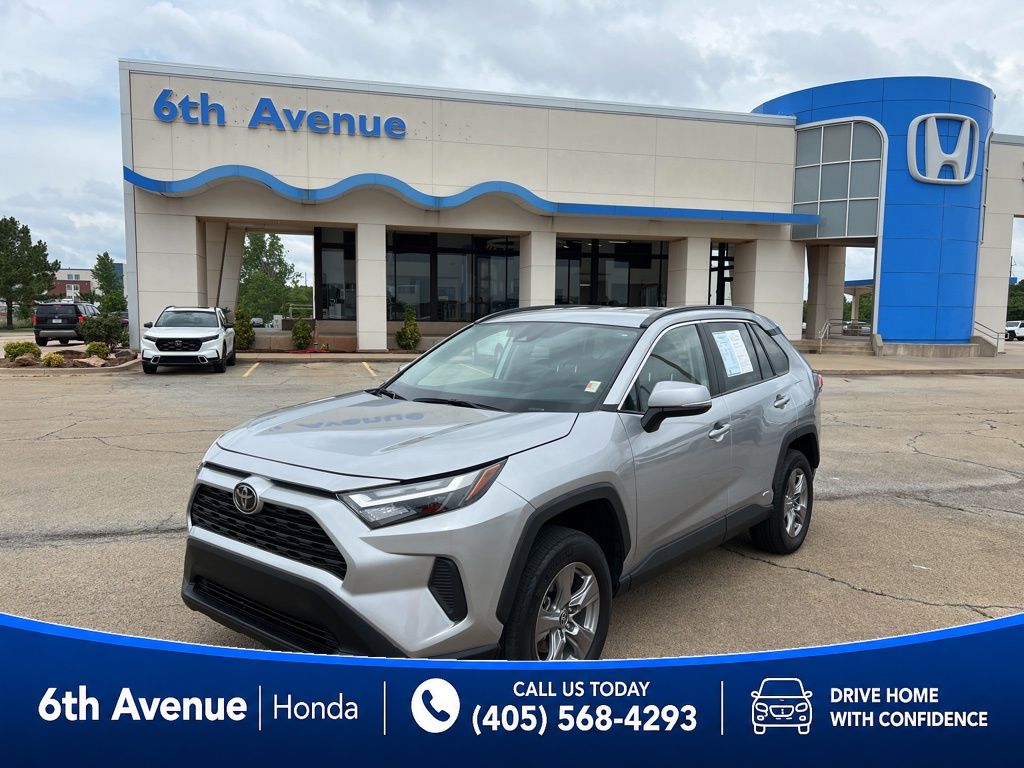 Silver Sky Metallic 2025 Toyota RAV4 Hybrid SUV / Crossover All-Wheel Drive Continuously Variable Transmission