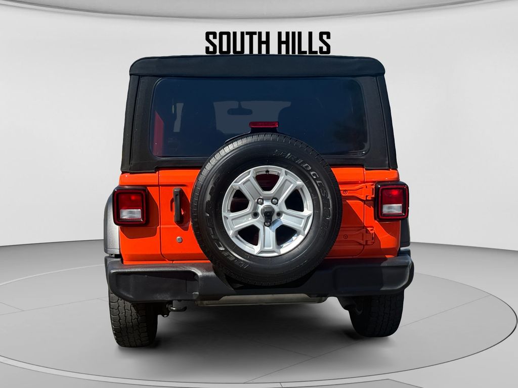 2019 Jeep Wrangler Unlimited Sport S Orange at South Hills CDJR