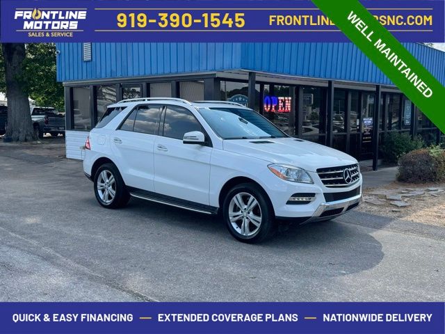 Polar White 2015 Mercedes-Benz M-Class SUV / Crossover All-Wheel Drive 7-Speed Automatic