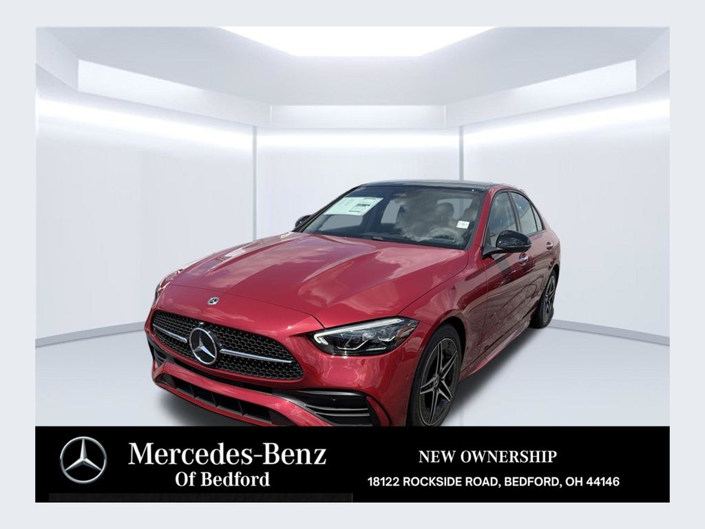 MANUFAKTUR Patagonia Red Metallic 2026 Mercedes-Benz C-Class Sedan All-Wheel Drive 9-Speed Automatic