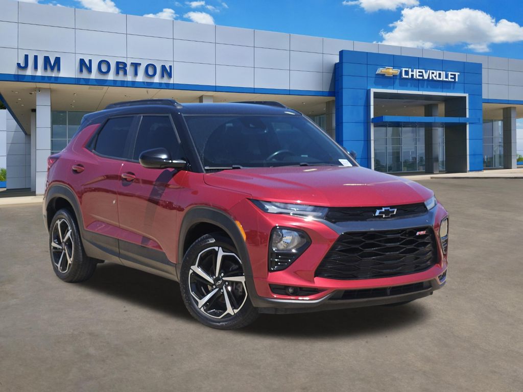 Scarlet Red Metallic 2021 Chevrolet Trailblazer RS FWD SUV / Crossover Front-Wheel Drive Continuously Variable Transmission
