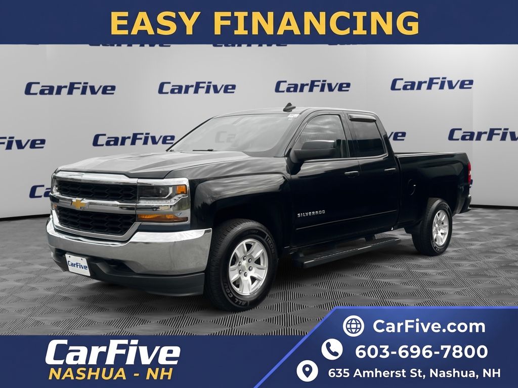Black 2019 Chevrolet Silverado 1500 Pickup Truck Four-Wheel Drive 6-Speed Automatic Overdrive