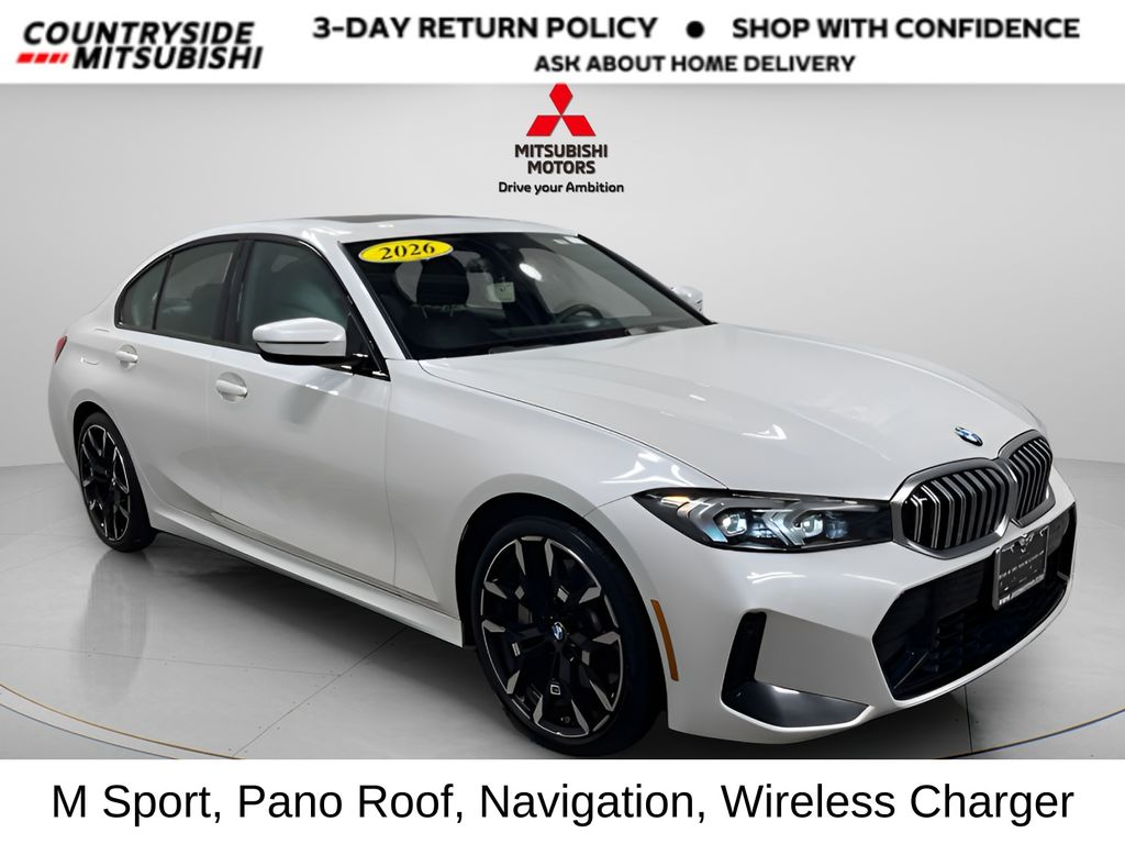 White Metallic 2026 BMW 3 Series Sedan All-Wheel Drive 8-Speed Automatic