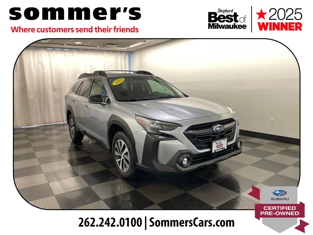Ice Silver Metallic 2023 Subaru Outback Premium AWD SUV / Crossover All-Wheel Drive Continuously Variable Transmission