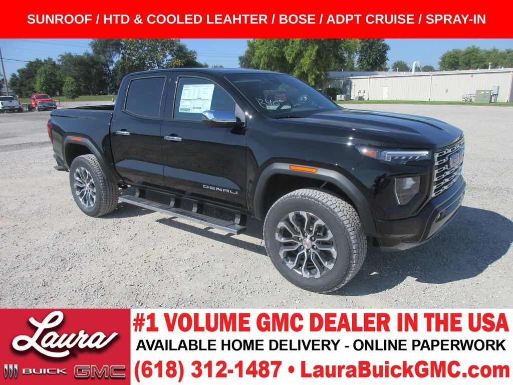Onyx Black 2026 GMC Canyon Pickup Truck Four-Wheel Drive 8-Speed Automatic