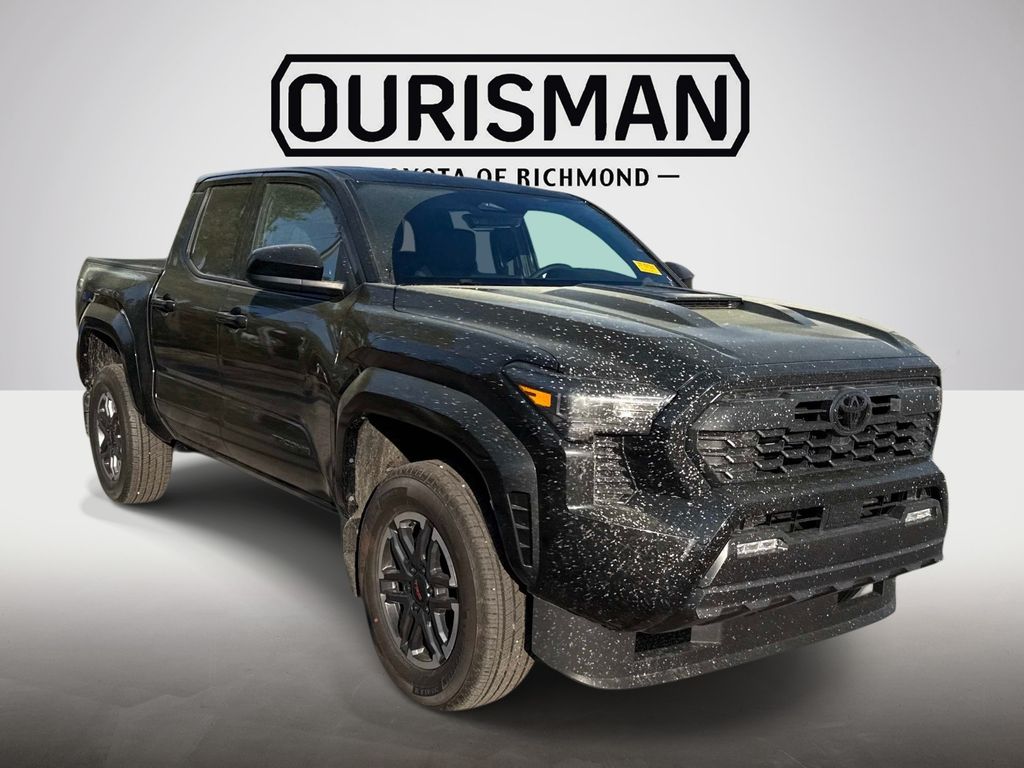 Black 2026 Toyota Tacoma TRD Sport Double Cab 4WD Pickup Truck Four-Wheel Drive 8-Speed Automatic