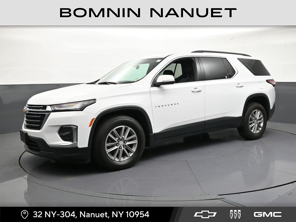 Summit White 2023 Chevrolet Traverse SUV / Crossover Four-Wheel Drive 9-Speed Automatic