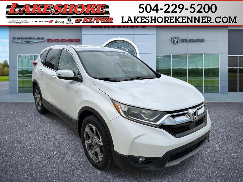 White 2019 Honda CR-V EX-L FWD SUV / Crossover Front-Wheel Drive Continuously Variable Transmission