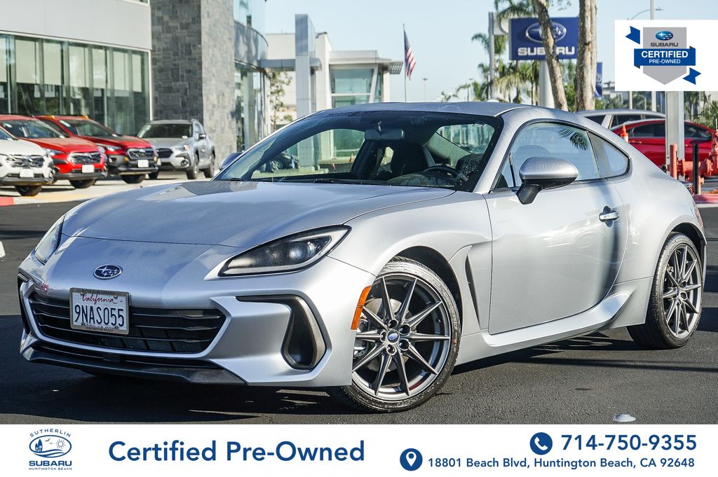 Ice Silver Metallic 2024 Subaru BRZ Limited RWD Coupe Rear-Wheel Drive 6-Speed Automatic