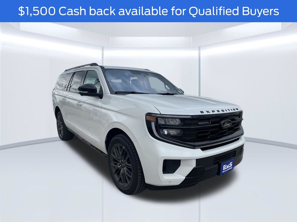 Star White Metallic Tri-Coat 2025 Ford Expedition SUV / Crossover Four-Wheel Drive Automatic