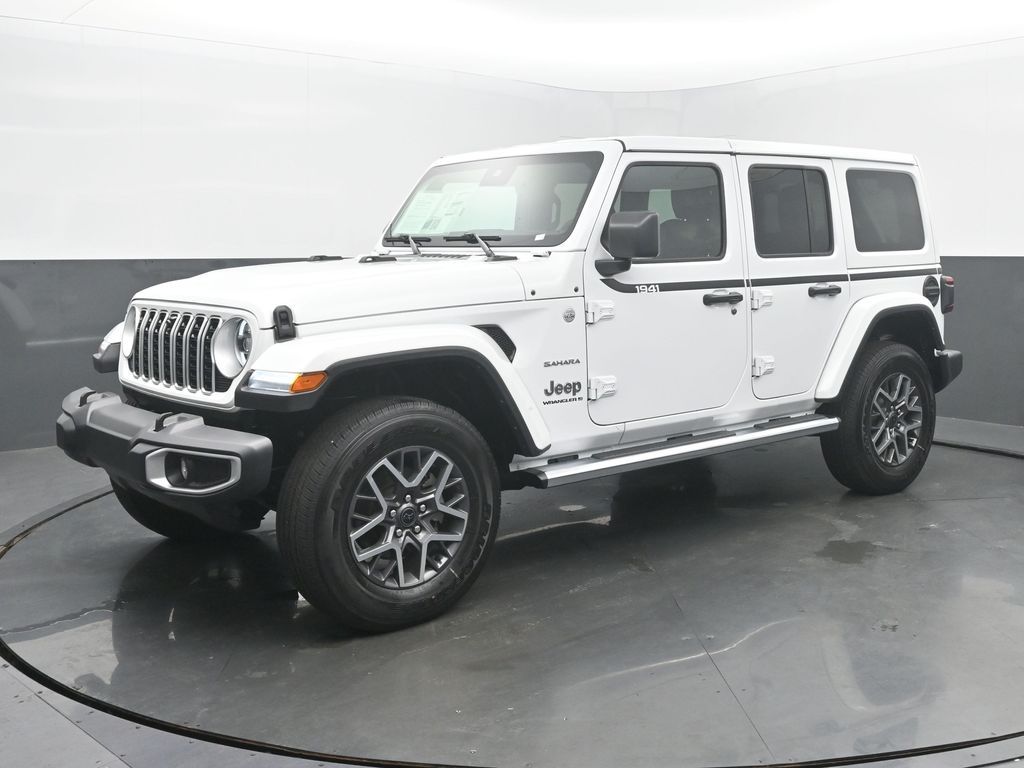 Bright White Clearcoat 2024 Jeep Wrangler SUV / Crossover Four-Wheel Drive 8-Speed Automatic