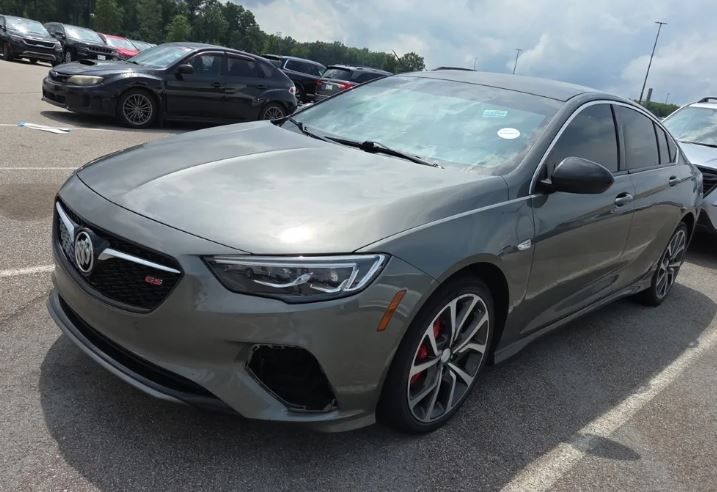 Smoked Pearl Metallic 2019 Buick Regal Sportback Sedan All-Wheel Drive 9-Speed Automatic