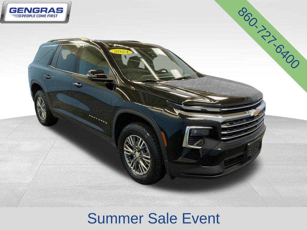 Mosaic Black Metallic 2024 Chevrolet Traverse SUV / Crossover Four-Wheel Drive 8-Speed Automatic