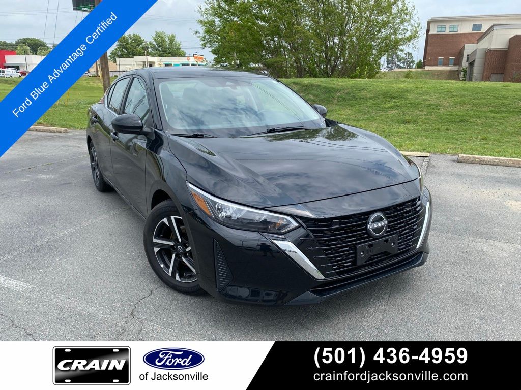 Super Black 2025 Nissan Sentra SV FWD Sedan Front-Wheel Drive Continuously Variable Transmission