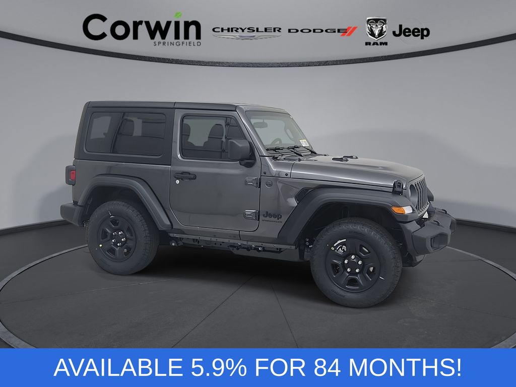 Gray (Granite Crystal Metallic Clearcoat) 2026 Jeep Wrangler SUV / Crossover Four-Wheel Drive 8-Speed Automatic
