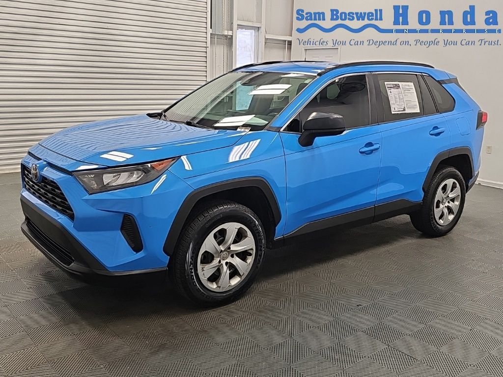 Blue Flame 2020 Toyota RAV4 SUV / Crossover Front-Wheel Drive 8-Speed Automatic
