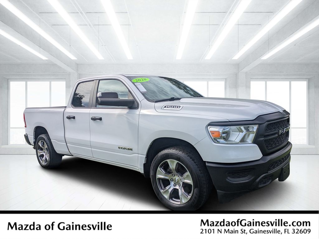 Bright White Clearcoat 2020 RAM 1500 Pickup Truck 4X2 8-Speed Automatic
