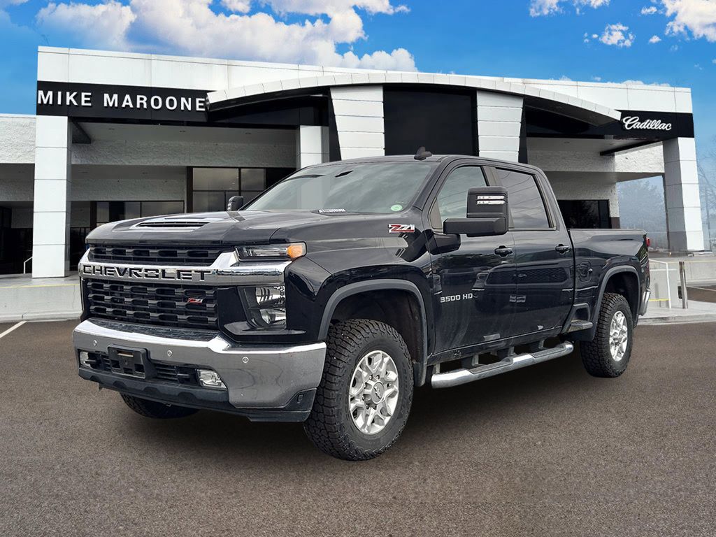Black 2020 Chevrolet Silverado 3500HD Pickup Truck Four-Wheel Drive Automatic