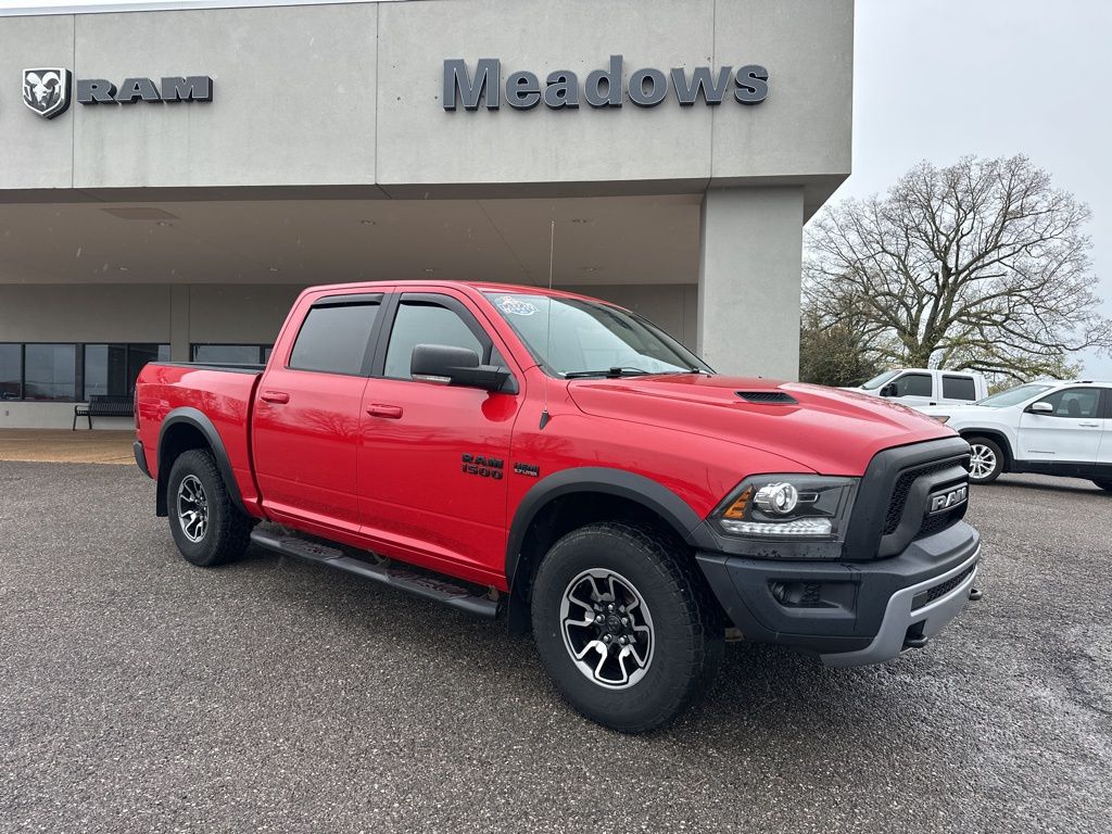 Flame Red Clearcoat 2018 RAM 1500 Rebel Crew Cab 4WD Pickup Truck Four-Wheel Drive 8-Speed Automatic