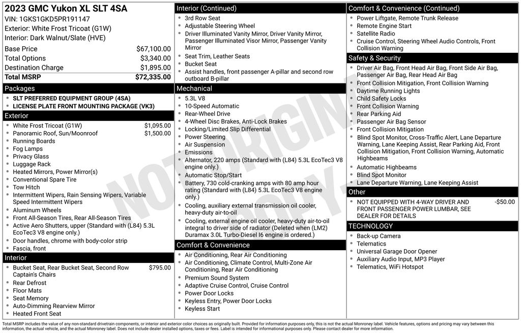 Used Car 2023 Gmc Yukon Xl  Slt For Sale Under $40,000 In Austin, Texas