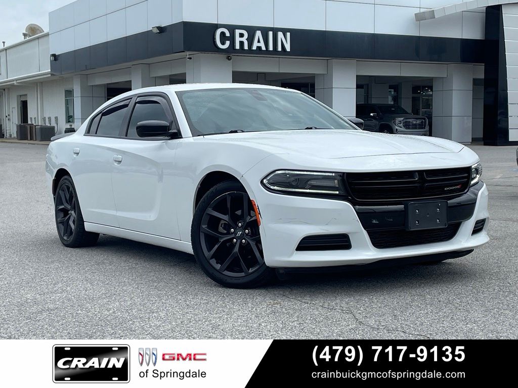 White 2021 Dodge Charger Sedan Rear-Wheel Drive 8-Speed Automatic