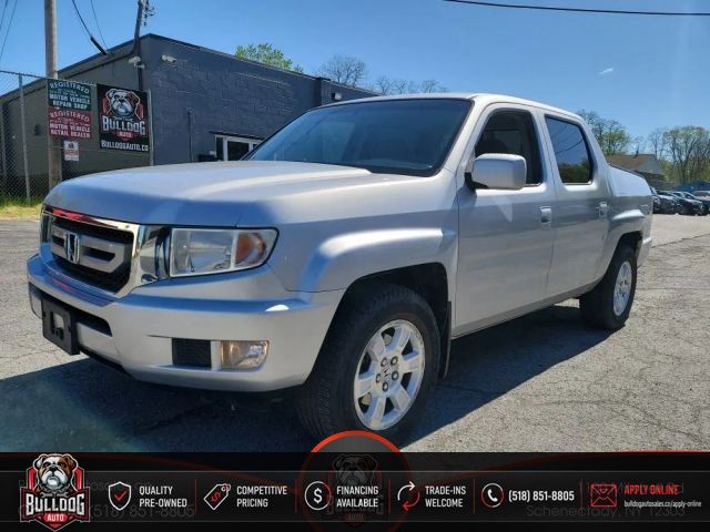 Alabaster Silver Metallic 2011 Honda Ridgeline Pickup Truck Four-Wheel Drive 5-Speed Automatic
