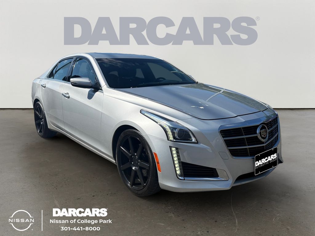 Radiant Silver Metallic 2014 Cadillac CTS Sedan All-Wheel Drive 6-Speed Automatic