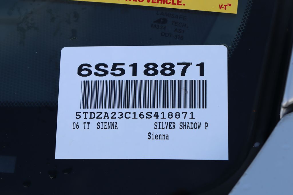 2006 Toyota Sienna LE 7