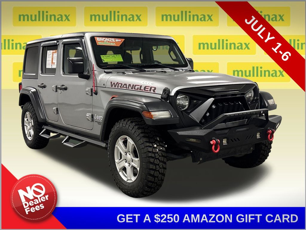 Billet Silver Metallic Clearcoat 2019 Jeep Wrangler SUV / Crossover Four-Wheel Drive 8-Speed Automatic