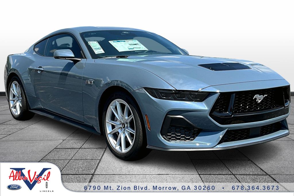 Vapor Blue Metallic 2025 Ford Mustang GT Premium Fastback RWD Coupe Rear-Wheel Drive Automatic