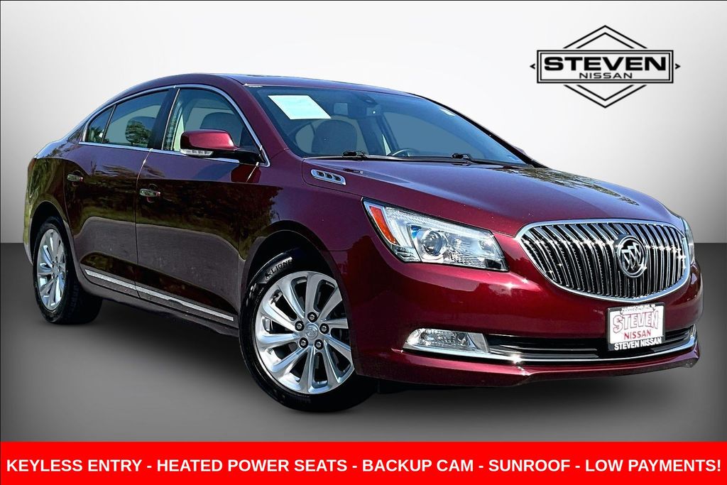 Deep Garnet Metallic 2016 Buick LaCrosse Sedan Front-Wheel Drive 6-Speed Automatic Overdrive