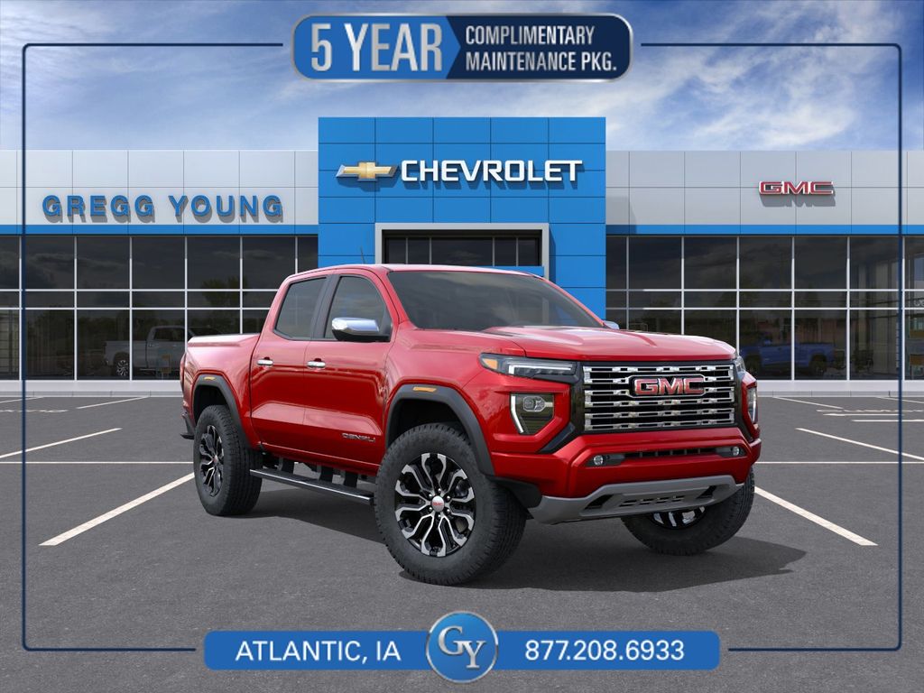 Volcanic Red Tintcoat 2026 GMC Canyon Pickup Truck Four-Wheel Drive 8-Speed Automatic