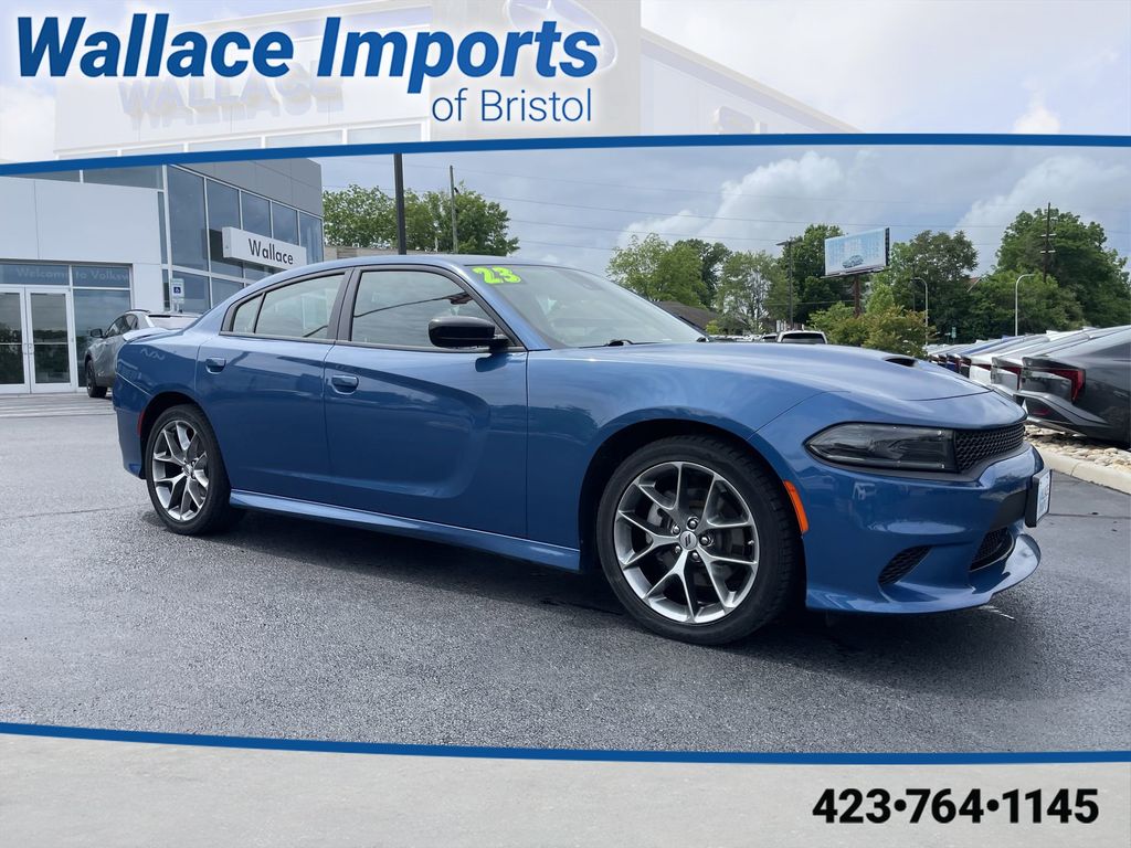 Blue (Frostbite) 2023 Dodge Charger Sedan Rear-Wheel Drive 8-Speed Automatic