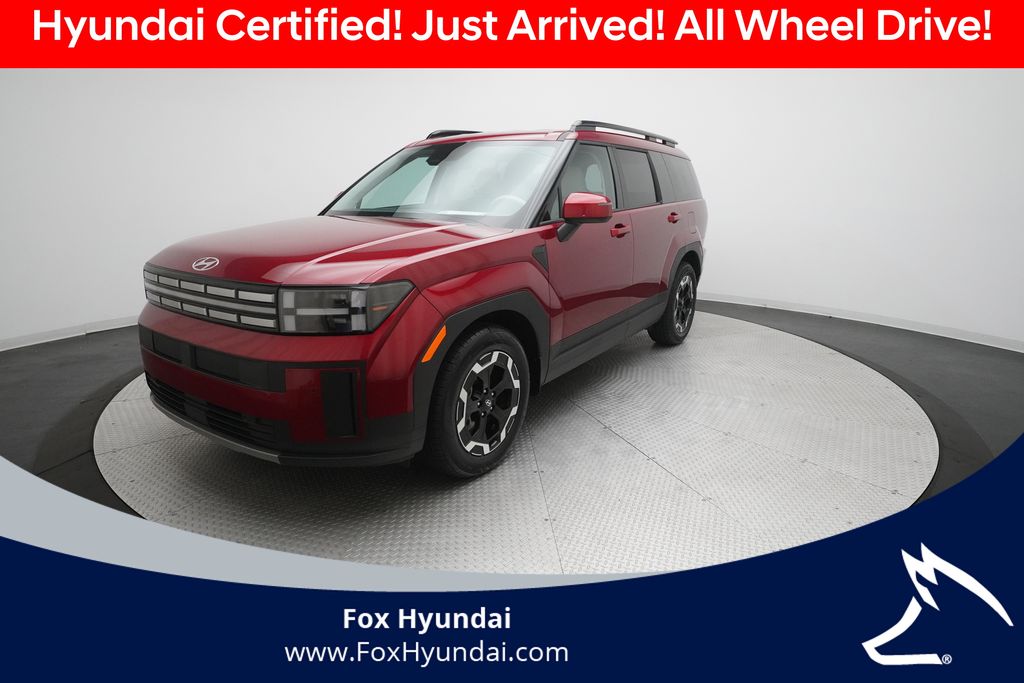 Ultimate Red 2025 Hyundai Santa Fe SEL AWD SUV / Crossover All-Wheel Drive Automatic