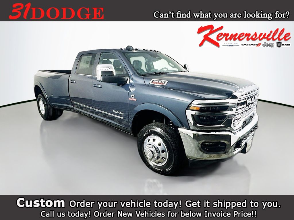 Blue Metallic 2026 RAM 3500 Pickup Truck Four-Wheel Drive Automatic