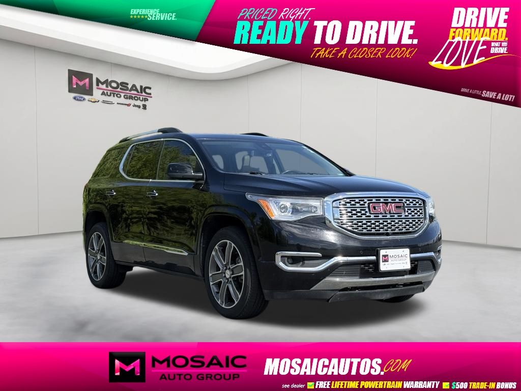 Black (Ebony Twilight Metallic) 2017 GMC Acadia Denali AWD SUV / Crossover Four-Wheel Drive 6-Speed Automatic