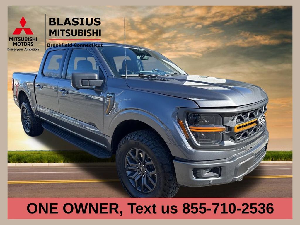 Gray 2025 Ford F-150 Tremor SuperCrew 4WD Pickup Truck Four-Wheel Drive Automatic