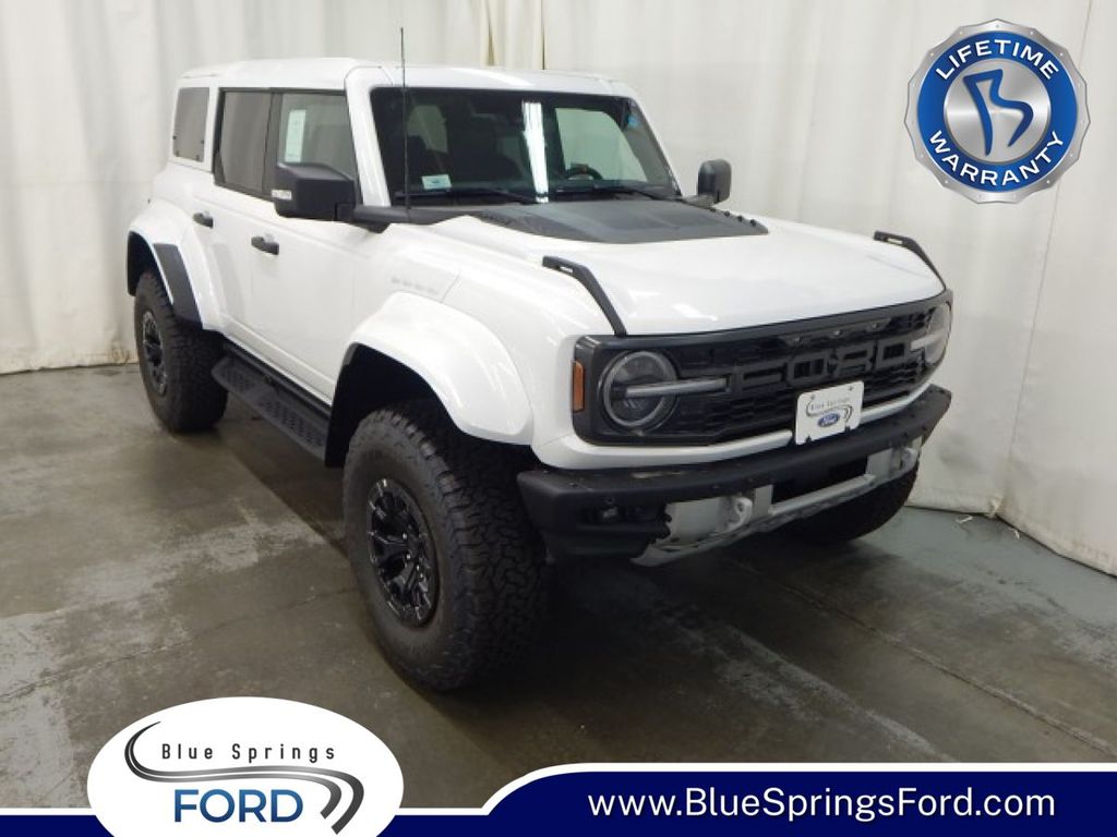 Oxford White 2025 Ford Bronco Raptor 4WD SUV / Crossover Four-Wheel Drive Automatic