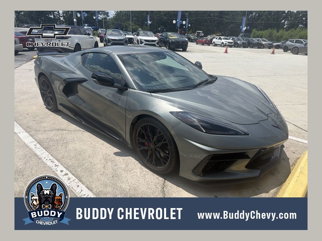 Hypersonic Gray Metallic 2024 Chevrolet Corvette Stingray 2LT Coupe RWD Coupe Rear-Wheel Drive 8-Speed Dual Clutch