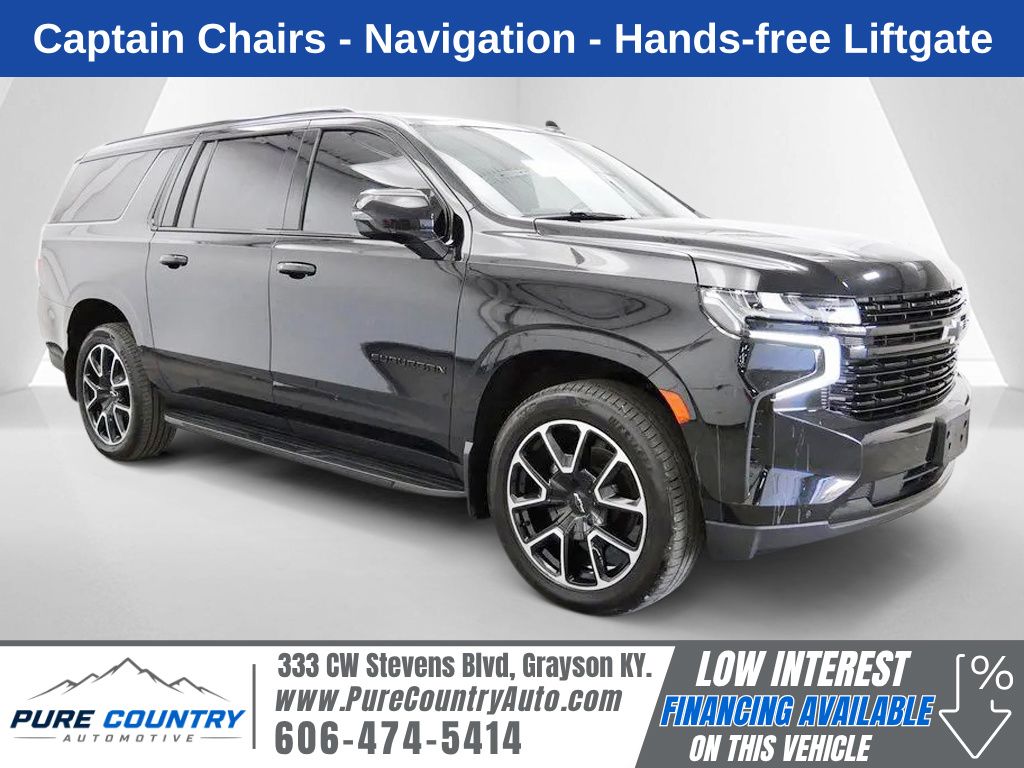 Black 2023 Chevrolet Suburban SUV / Crossover Four-Wheel Drive Automatic