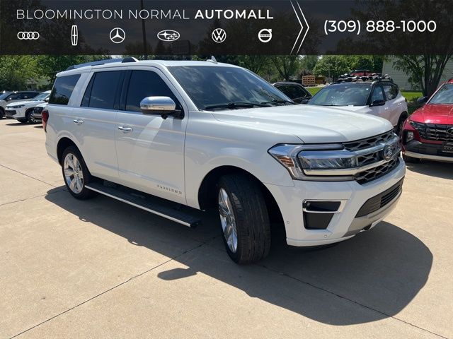 White Metallic 2024 Ford Expedition SUV / Crossover Four-Wheel Drive Automatic