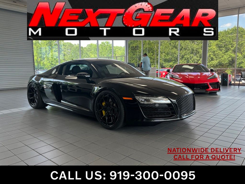 Black Metallic 2015 Audi R8 Coupe All-Wheel Drive 7-Speed Automatic