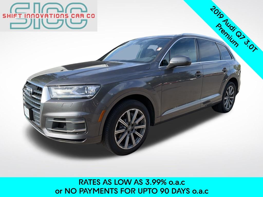 Gray Metallic 2019 Audi Q7 55 TFSI quattro Premium SUV / Crossover All-Wheel Drive 8-Speed Automatic