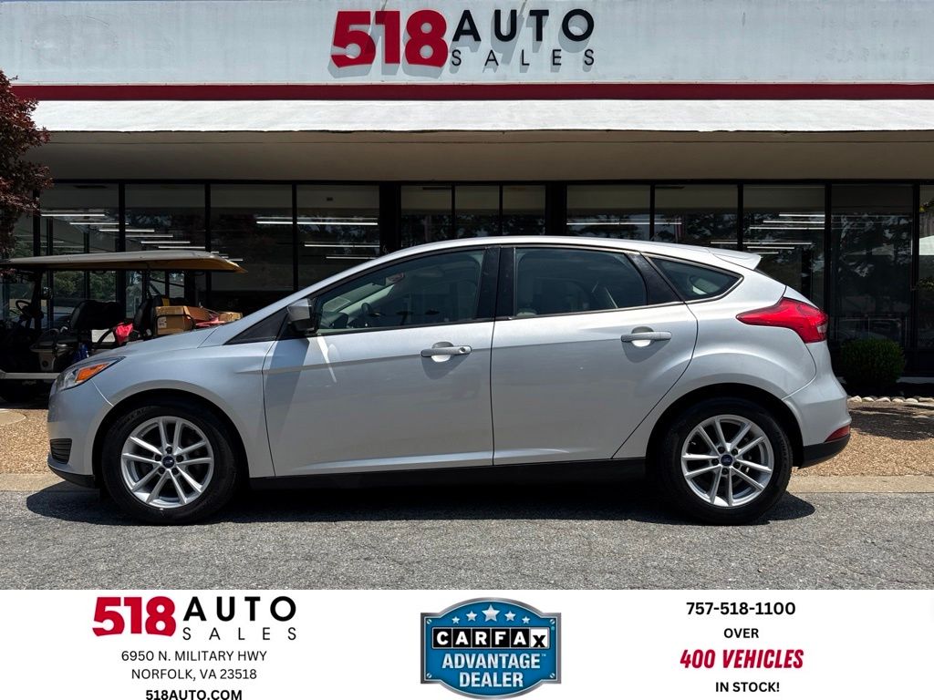 Ingot Silver Metallic 2018 Ford Focus Hatchback Front-Wheel Drive 6-Speed Automatic