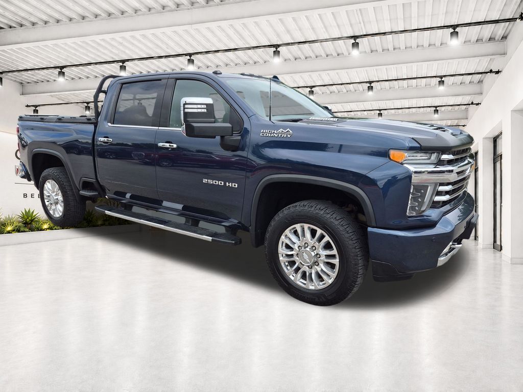 Blue Metallic 2020 Chevrolet Silverado 2500HD Pickup Truck Four-Wheel Drive Automatic